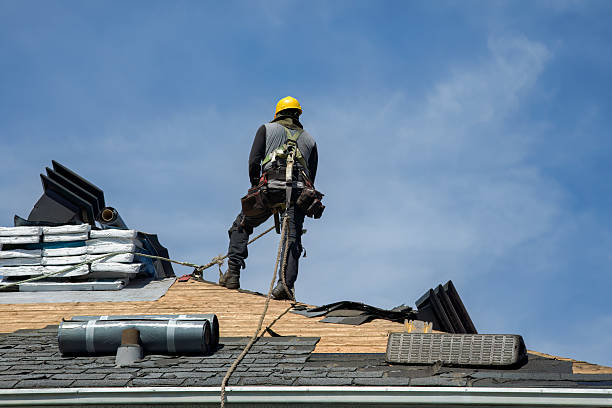Professional Gutter Installation technician working in Piedmont, AL
